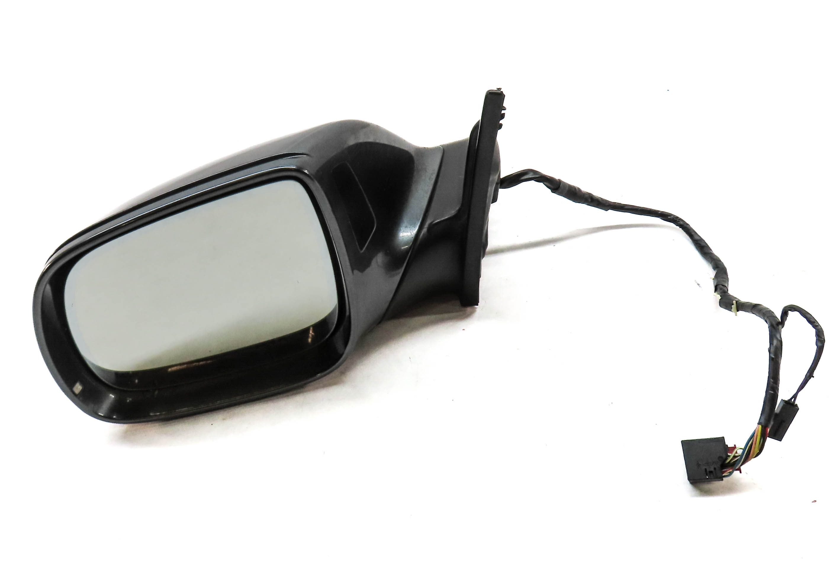 2010-2012 AUDI Q7 (4L) LEFT P-FOLD AUTODIM MEMORY DOOR MIRROR (Gray) — exact item pictured